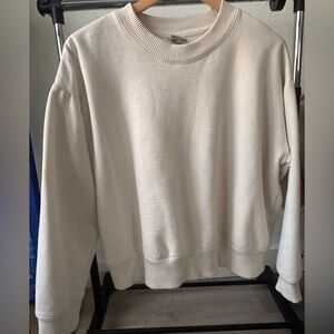 Women’s All In Motion Cream Crewneck Sweater GUC